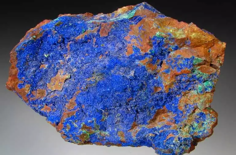 Azurite crystal