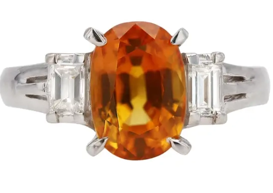 buy orange sapphire