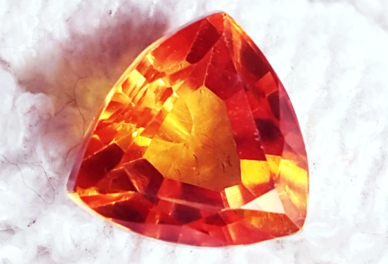 orange sapphire called