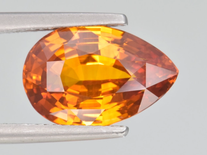 orange sapphire rarity