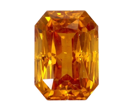 orange sapphire jewelry
