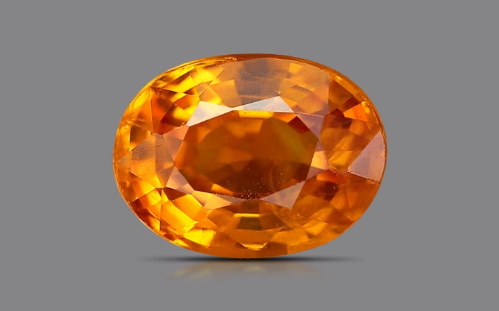 orange sapphire gemstone