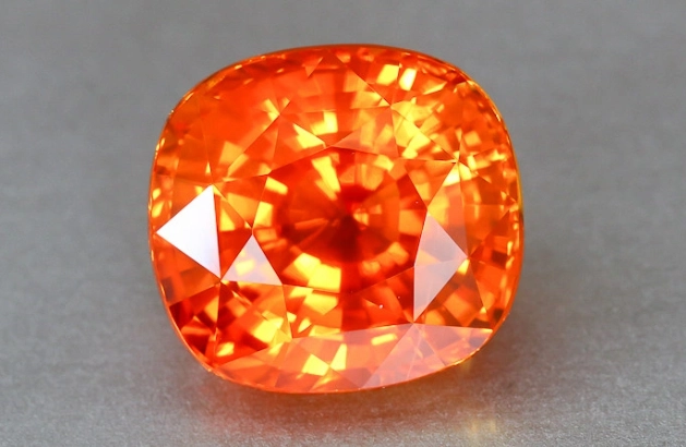 orange sapphire gemstone