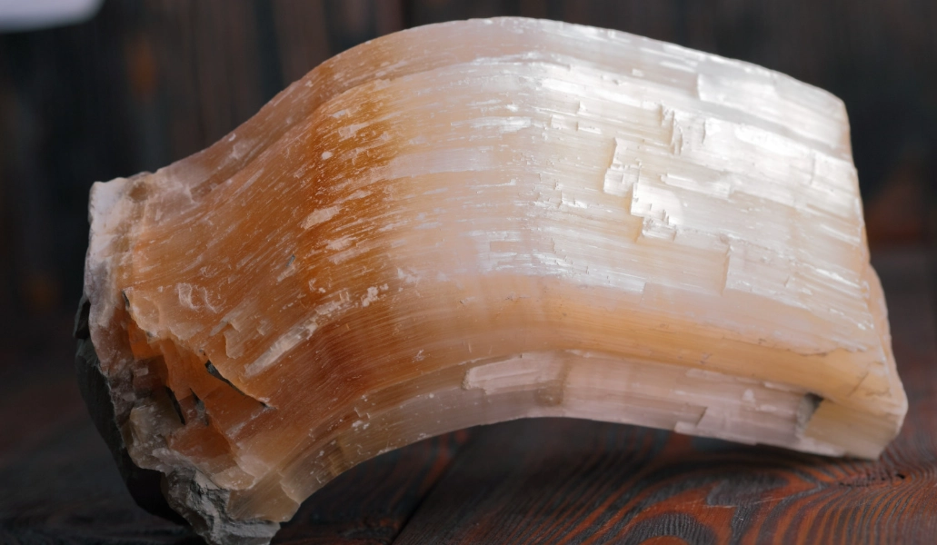 What does the crystal selenite do?