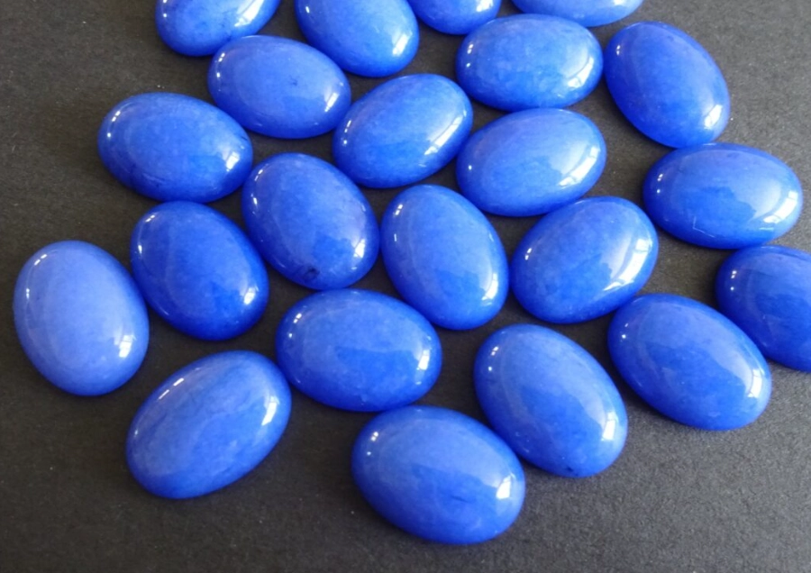 Natural blue jade