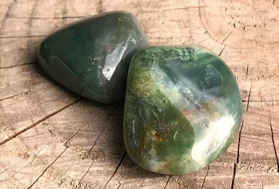 how to use green moss agate for healing