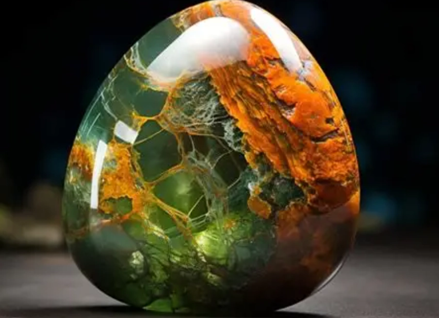 How rare is green moss agate?