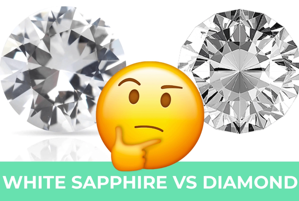 white sapphire vs diamond white sapphire vs diamond