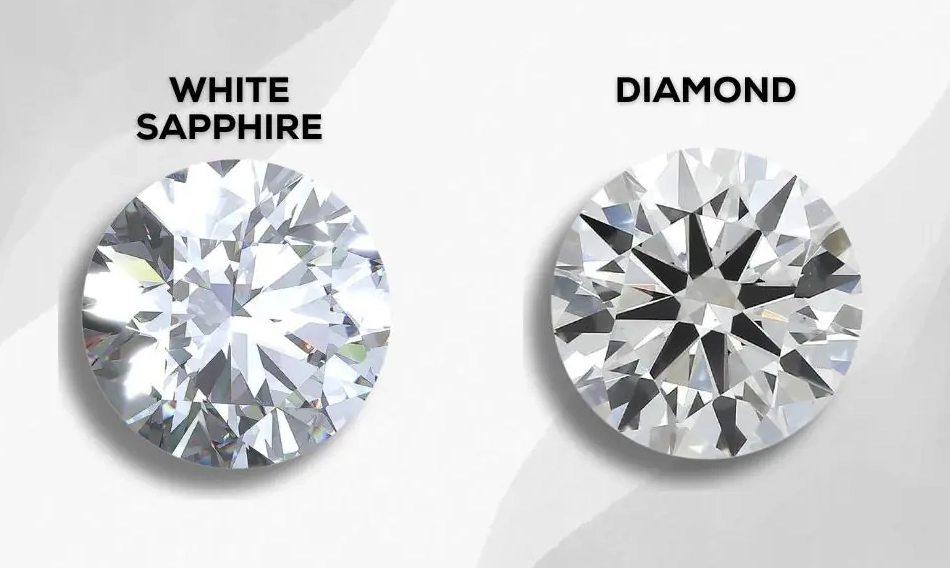 white sapphire vs diamond white sapphire vs diamond